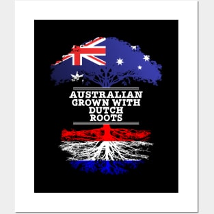 Australian Grown With Dutch Roots - Gift for Dutch With Roots From Netherlands Posters and Art